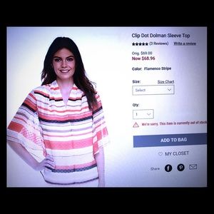 THE LIMITED Clip dot dolman sleeve top